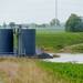Paxton Resources' crude oil holding tanks located on a neighboring farm on Braun Rd. in Saline Township.   Melanie Maxwell | AnnArbor.com